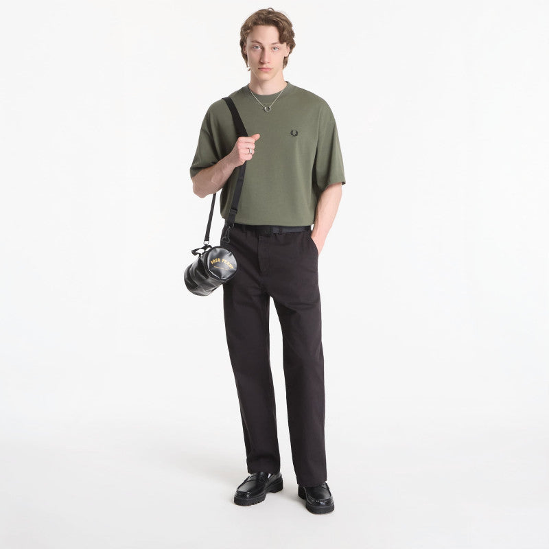 Fred Perry Back Vertical Graphic T-Shirt Green