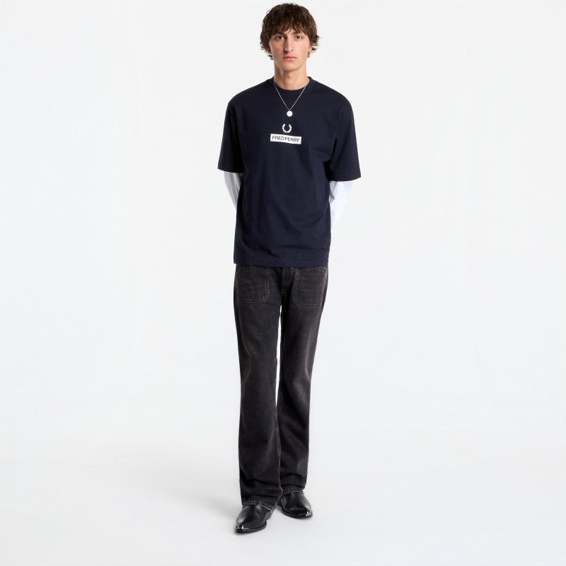 FRED PERRY Fred Perry Graphic Navy