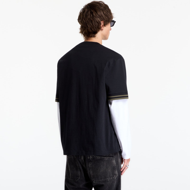 FRED PERRY Bold Tipped Tshirt Black