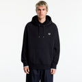 FRED PERRY Tipped Hooded Sweatshirt Black