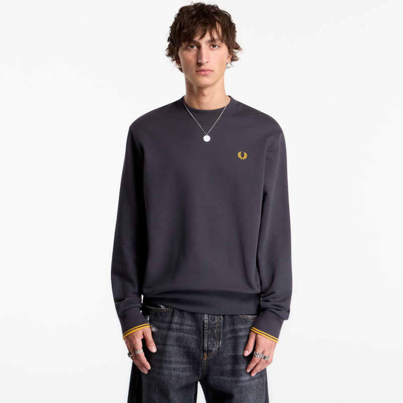 FRED PERRY Crew Neck Sweatshirt Grey