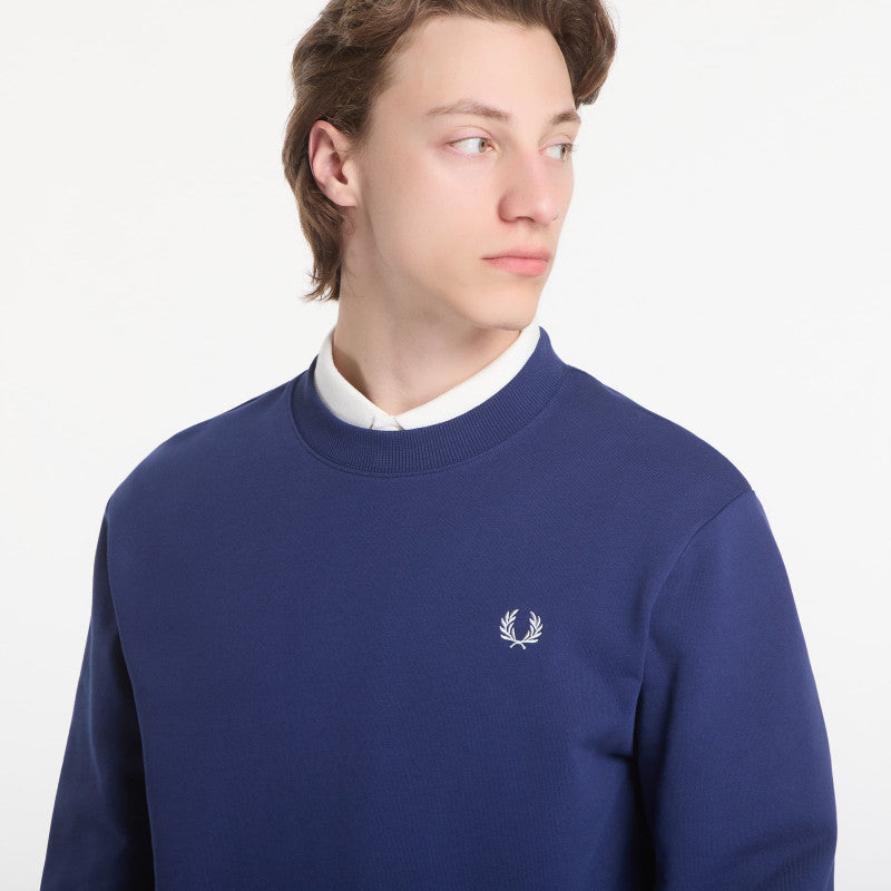 Fred Perry Crew Neck Sweatshirt Blue