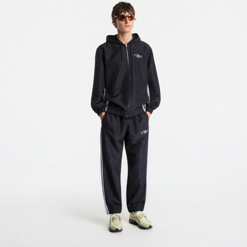 New Balance Trackside Woven Jacket Black/ Slate Grey