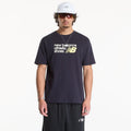 New Balance Athletics Premium Relaxed Chest Logo T-Shirt Dark Night