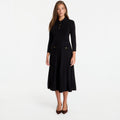 Sukienka Michael Kors Polo Flare Midi Dress Black