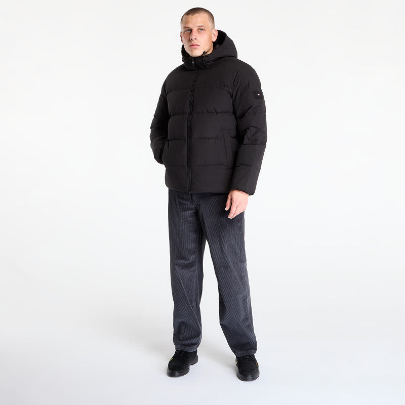 Tommy Hilfiger Down Hooded Puffer Jacket Black