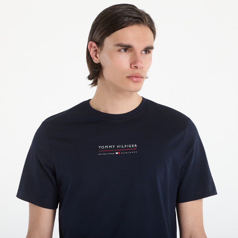 Tommy Hilfiger Brand Love Lockup Tee Navy