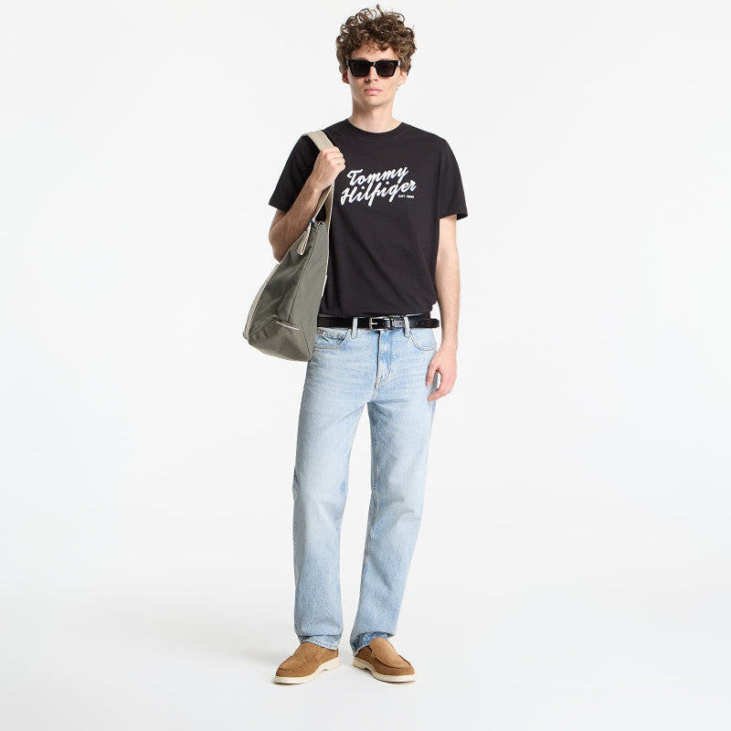 Tommy Hilfiger Summer Text Graphic Tee Black