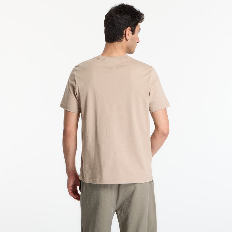 Tommy Hilfiger Script Flag Regular Tee Batique Khaki