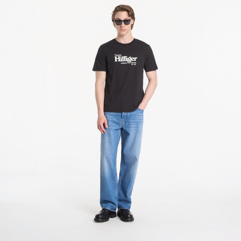 Tommy Hilfiger Nautical Chest Graphic Reg Tee Black