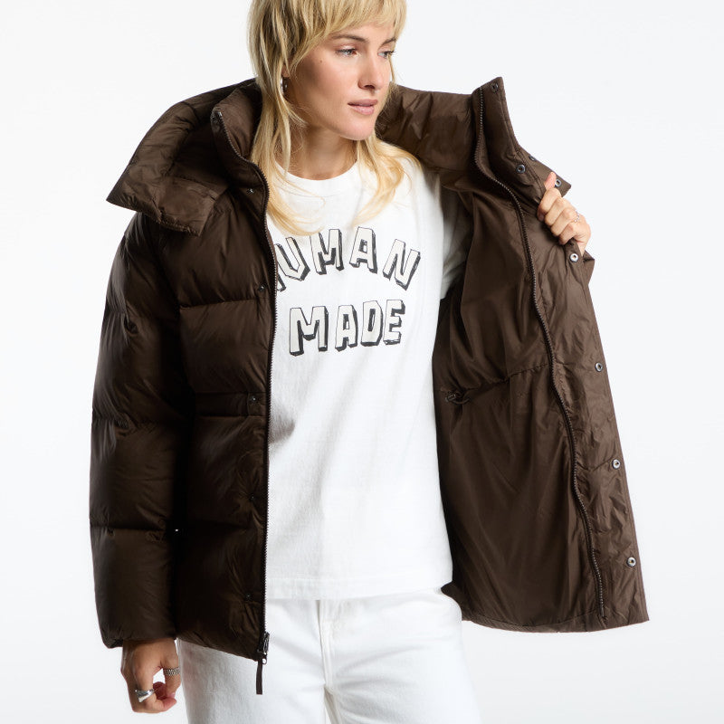 puchowa The North Face Puffer Oversized Jacket Dark Chestnut