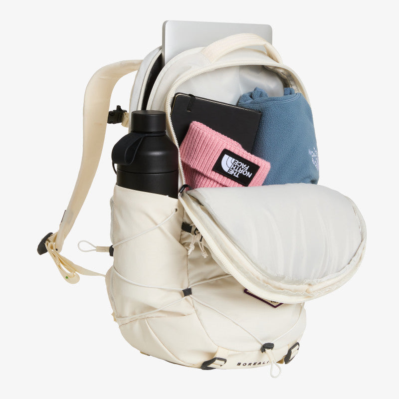 The North Face Borealis Patch Backpack White Dune