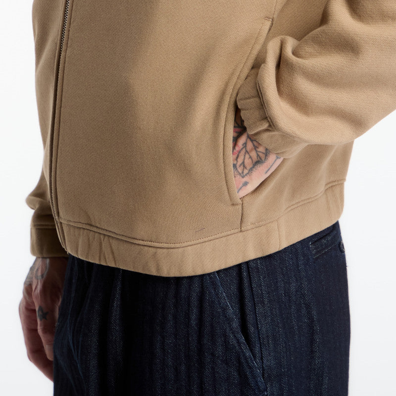 Napapijri Bloom Full-Zip Hoodie Beige Petrified Oak