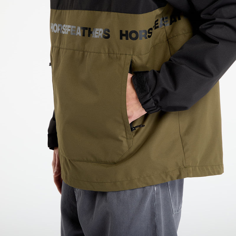 Horsefeathers Gordie Jacket Black/ Olive Night