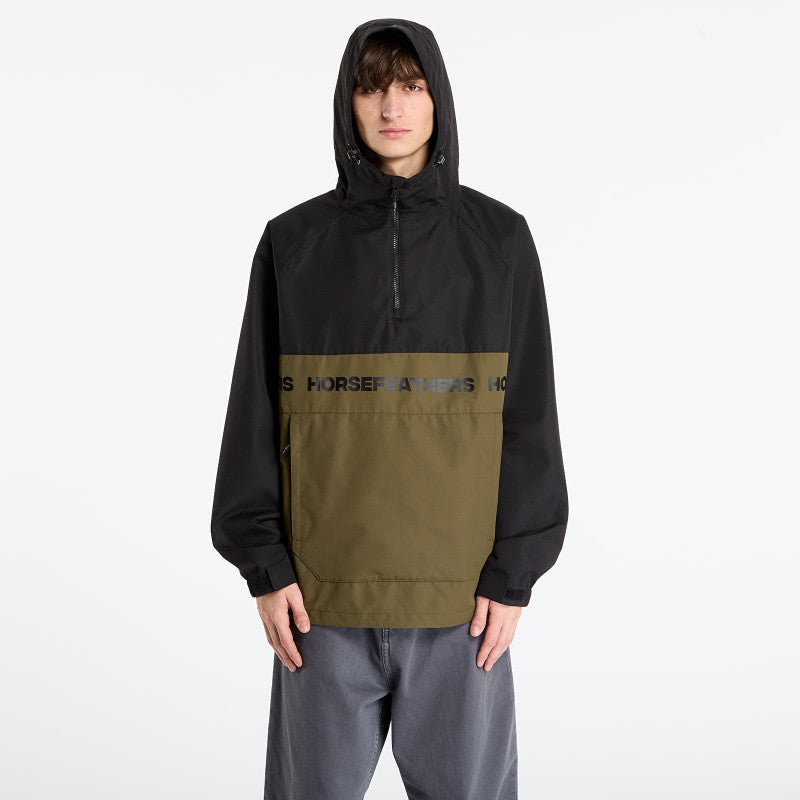 Horsefeathers Gordie Jacket Black/ Olive Night