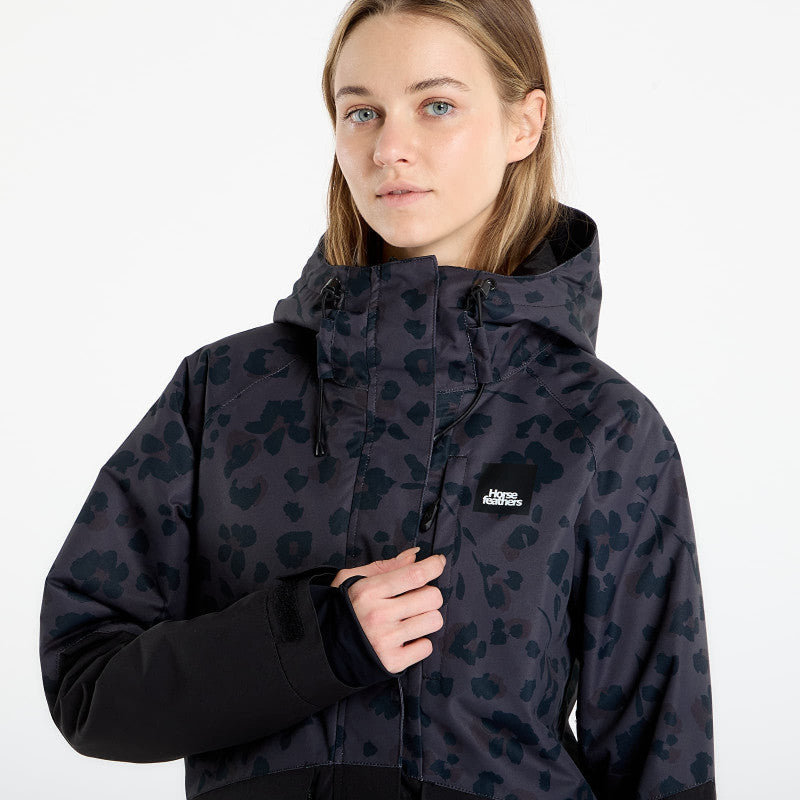 Horsefeathers Ember Jacket Floral Cheetah