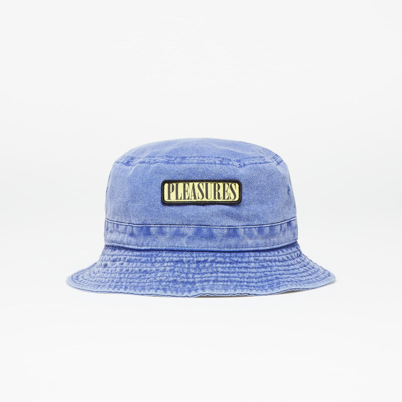 PLEASURES Spank Bucket Hat Melange Blue