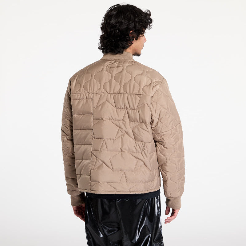 PLEASURES Stonehenge Quilted Jacket Brown