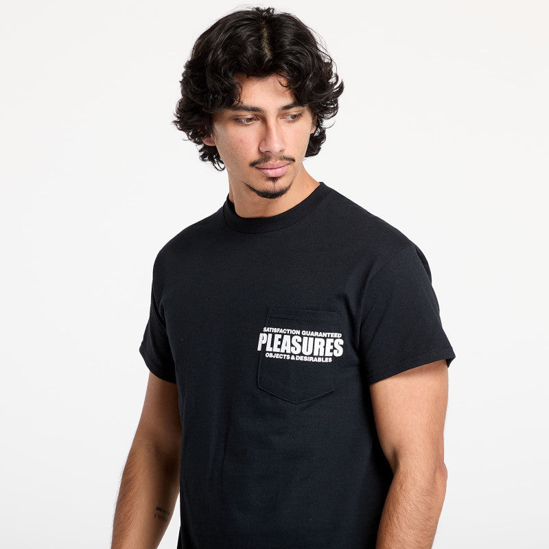 PLEASURES Staff Pocket T-Shirt Black