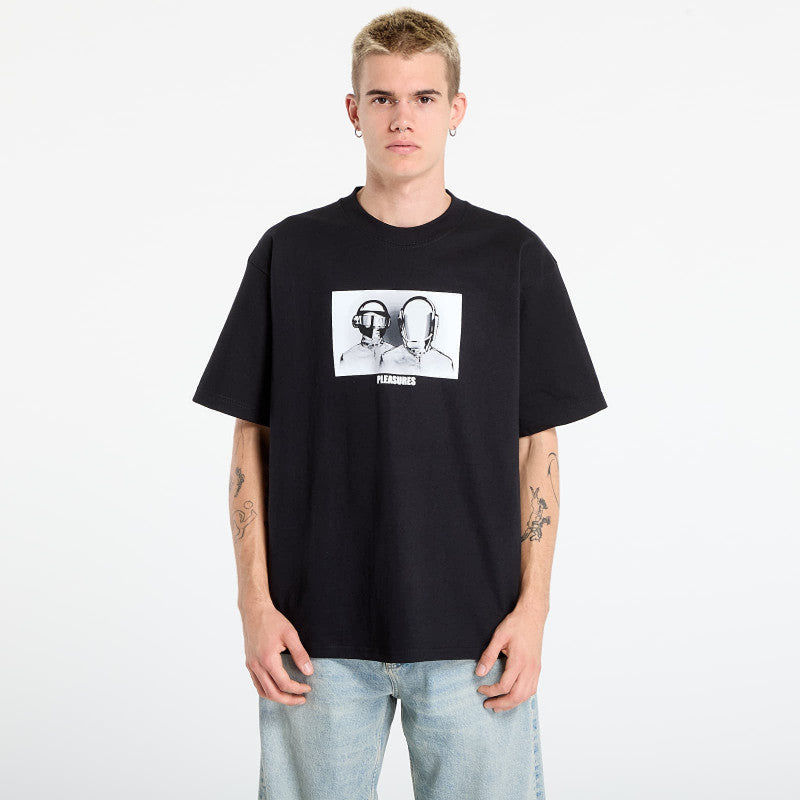 PLEASURES Inverted T-Shirt Black