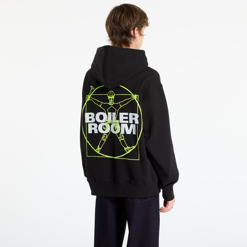 PLEASURES Workman Hoodie Black