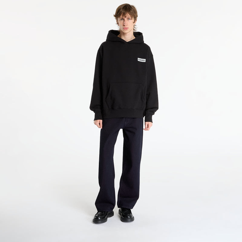 PLEASURES Workman Hoodie Black