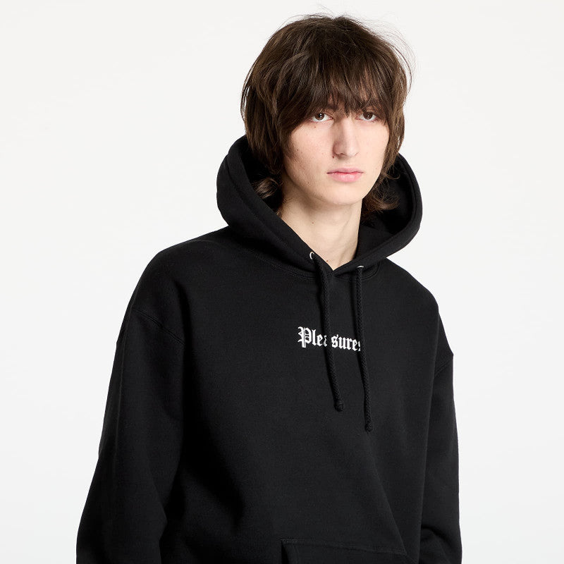 PLEASURES Burn Again Hoodie Black