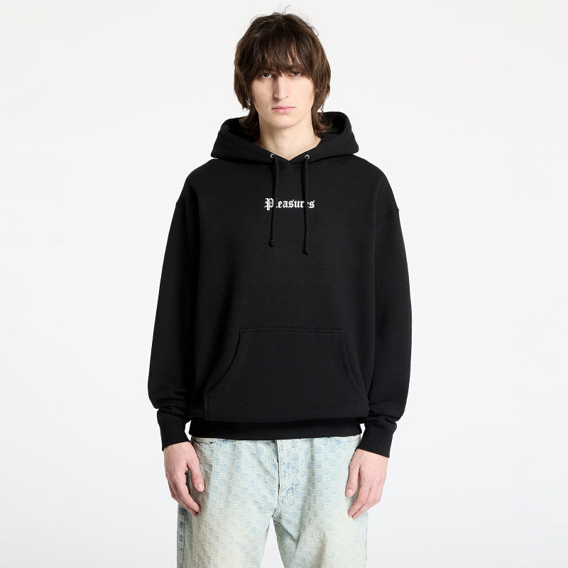 PLEASURES Burn Again Hoodie Black