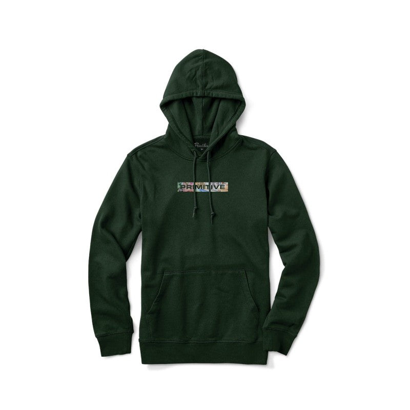 Primitive Currency Hoodie Hunter Green