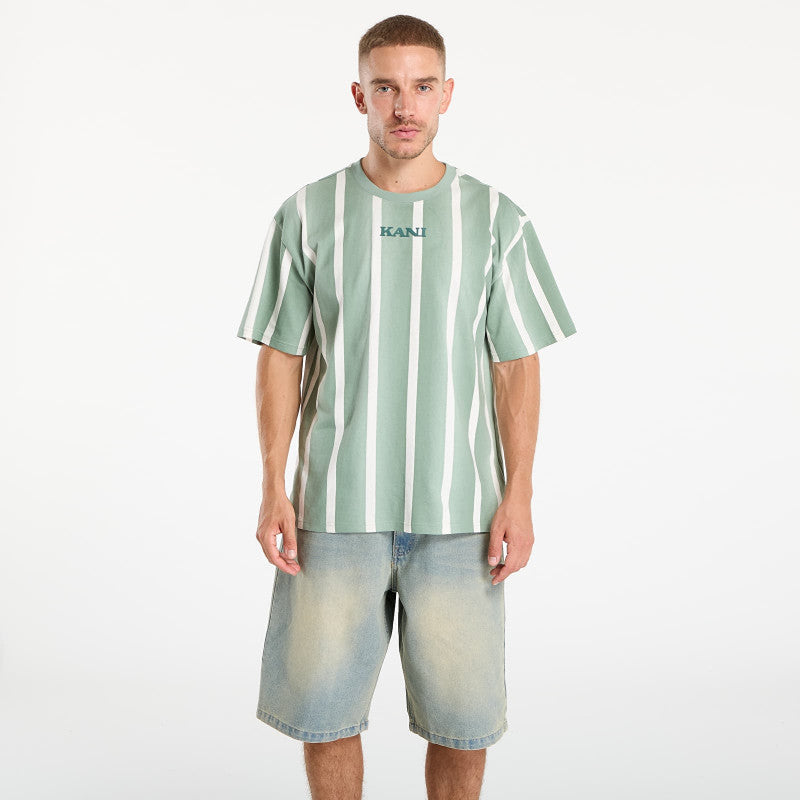 Karl Kani Retro Gradient Stripes T-Shirt Green