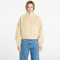 Karl Kani OG Crop Teddy Bomber Jacket Beige