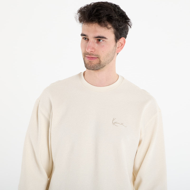 Karl Kani Signature Waffle Longsleeve White