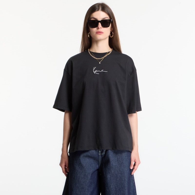Karl Kani Signature Stencil Peached Oversized T-Shirt Black