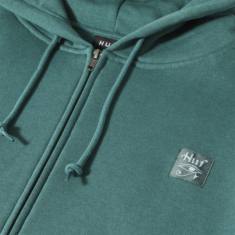 HUF Horus Zip Hoodie Pine