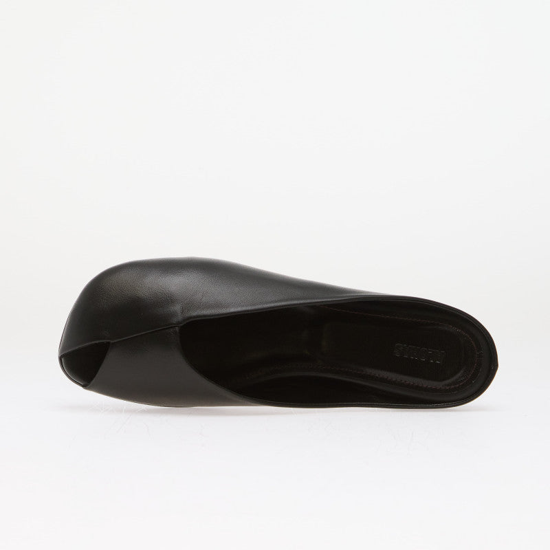Alohas Timmy Black Leather Mules Black