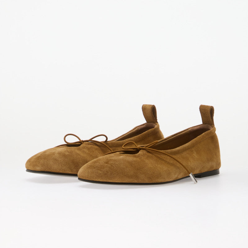 Alohas Rosalind Suede Tan Leather Ballet Flats Tan