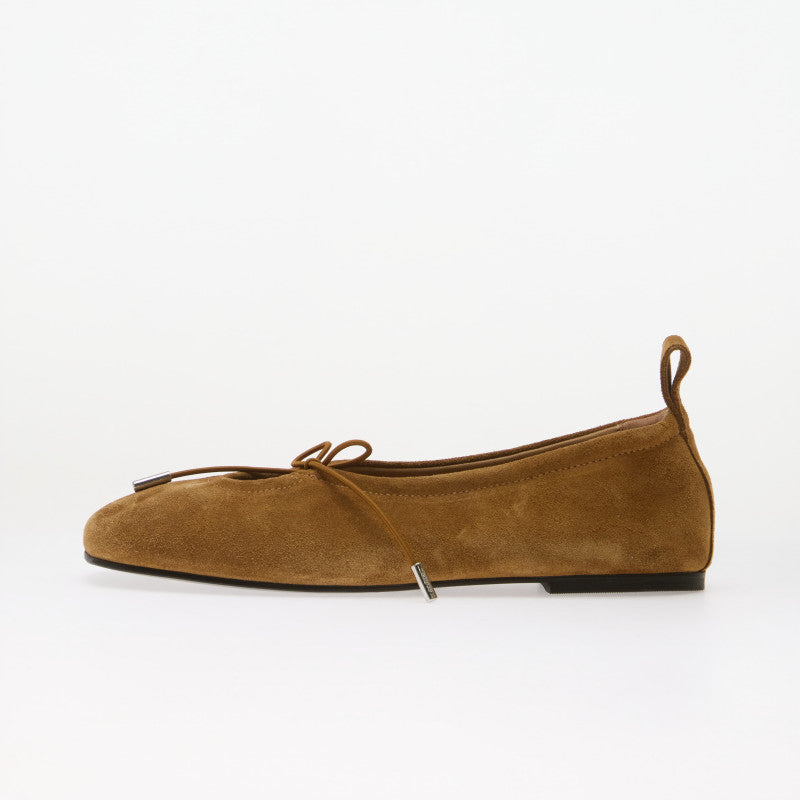 Alohas Rosalind Suede Tan Leather Ballet Flats Tan