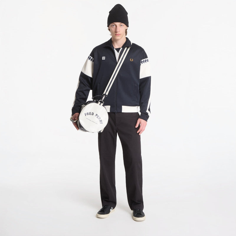 Fred Perry Meyba Cut And Sew Track Jacket Black