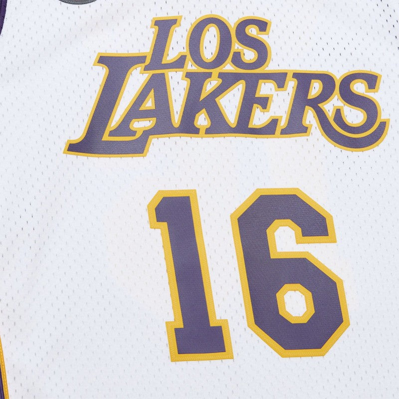 Mitchell & Ness NBA White Swingman Jersey Los Angeles Lakers 2008-09 Pau Gasol