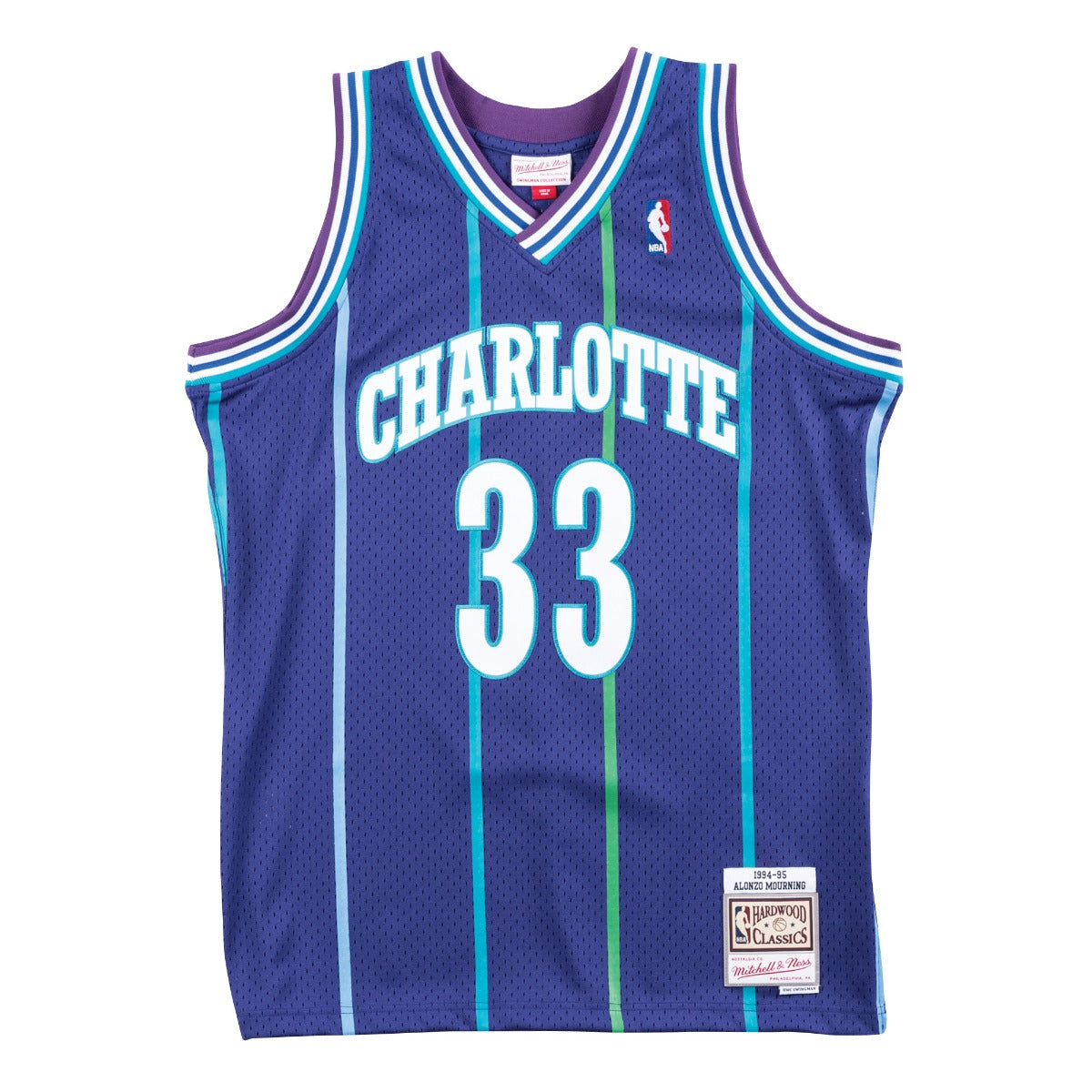 Mitchell & Ness NBA Swingman Jersey Charlotte Hornets Alternate 1994-95 Alonzo Mourning