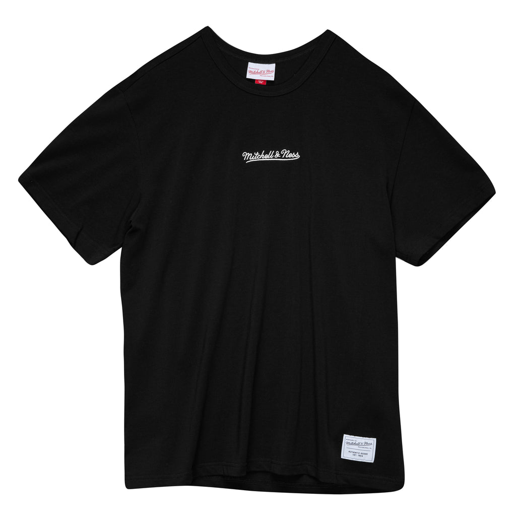 Mitchell & Ness Essentials Heavy Weight Tee Black