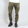 Urban Classics Camo Cargo Jogging Pants Camo Green
