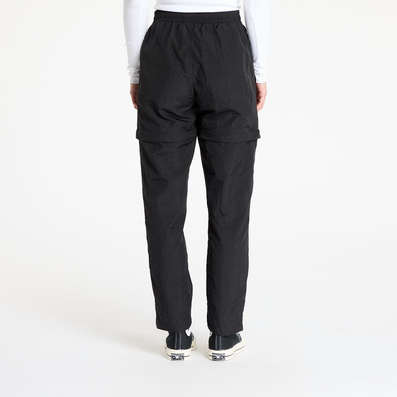 Urban Classics Ladies Shiny Crinkle Nylon Zip Pants Black