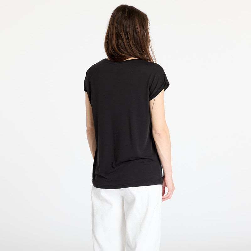 Urban Classics Ladies Modal Extended Shoulder Tee Black