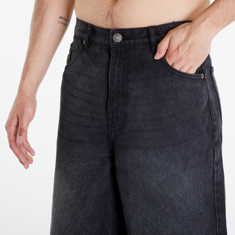 Urban Classics 90's Heavy Denim Shorts Black Washed