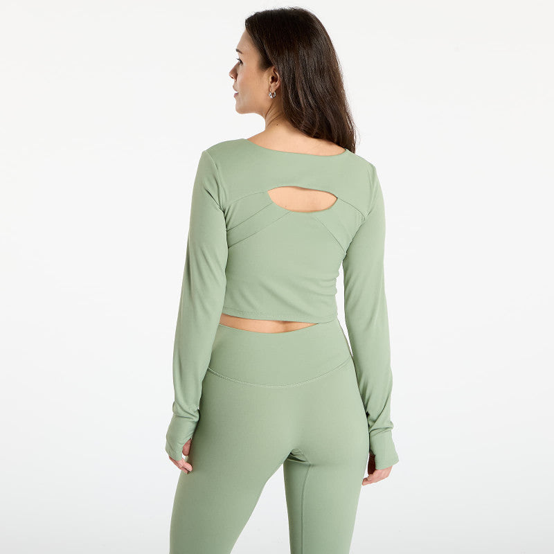 Urban Classics Ladies Sports Longsleeve Matcha Green