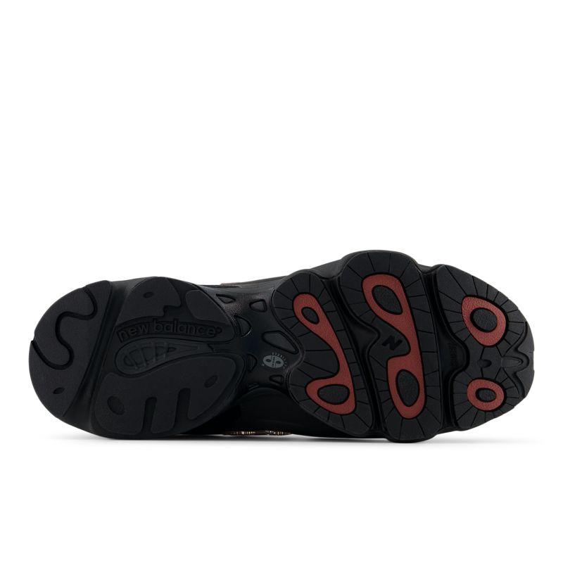 New Balance 1000 Black Metallic/ Red Rock