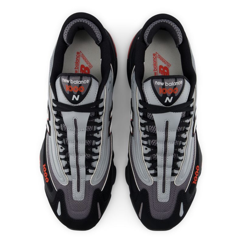 New Balance 1000 Black/ Neo Flame