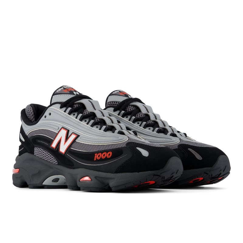 New Balance 1000 Black/ Neo Flame