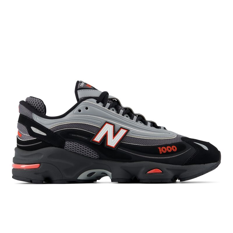 New Balance 1000 Black/ Neo Flame